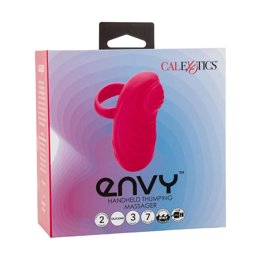 CALEXOTICS - ENVY MASSAGGIATORE PALLA ROTANTE PORTATILE 7 VIBRAZIONI ROSA